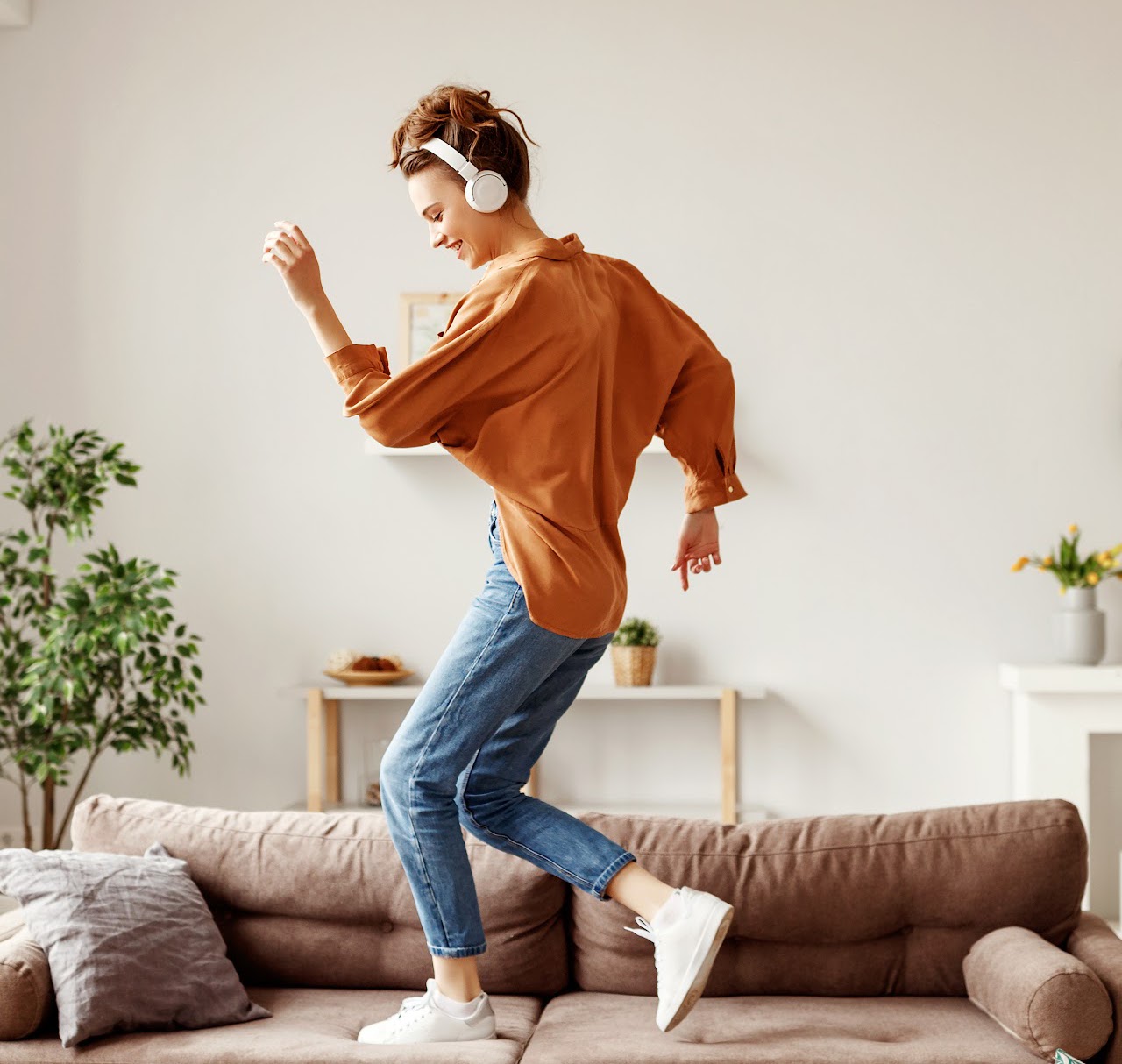 Renholder med utstyr